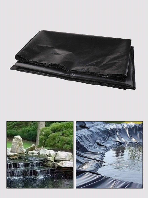 Pond Liner   Outdoor impermeable film cover waterproof sun-proof for garden fish ponds liners in black