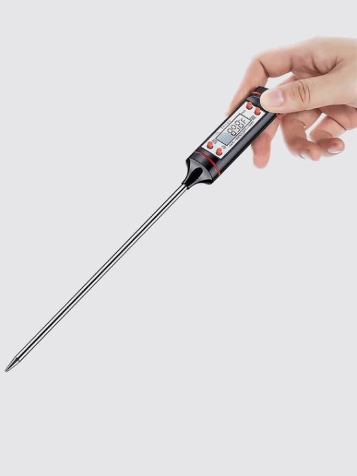 Stainless Steel Cooking Probe Thermometer  Baking food liquid paste oil milk meat temperature reading gauge thermometers Kitchen aid tools #JT-004