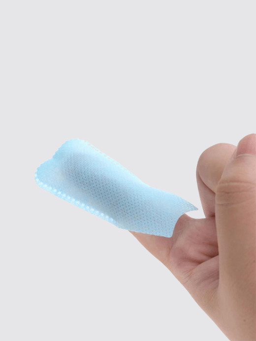 Disposable Finger Brush Wipes 10-Piece    10 Pcs Pack Medical Gauze Oral Cleaning Wipes Detergent Teeth Dental Toothbrushes bathroom travel vacation getaway holiday accessories