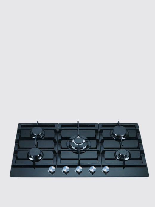 House Stove 5-Burner  Built-in fierce fire cooker with oven 5 Burner 87CM stir frying cooktop European style 5 Eyes Gas stoves Kitchen cookers for home in black