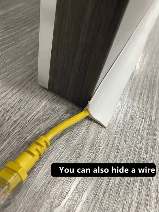 PVC Skirting Strip   Self-Adhesive ceiling Home wall corner decoration Caulk strips DIY sticker skirt line Top corner decor in black white