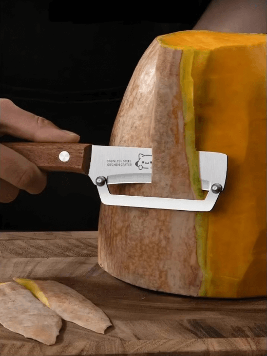 Fruit Paring Knife   Kitchen special open stock preparation stainless steel wooden handle parings knives Portable sugarcane & Vegetable household thick scraping chef shaving graters utensils tools