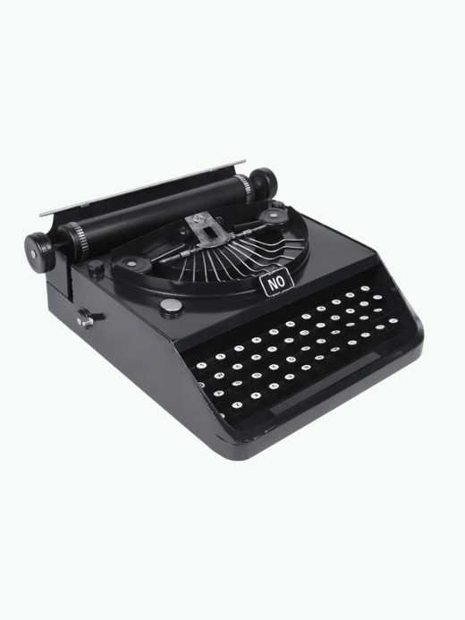 Retro Old-Fashioned Typewriter Home decoration model props ornaments Best gifts for kids Children vintage classic style typewriters in black gifting