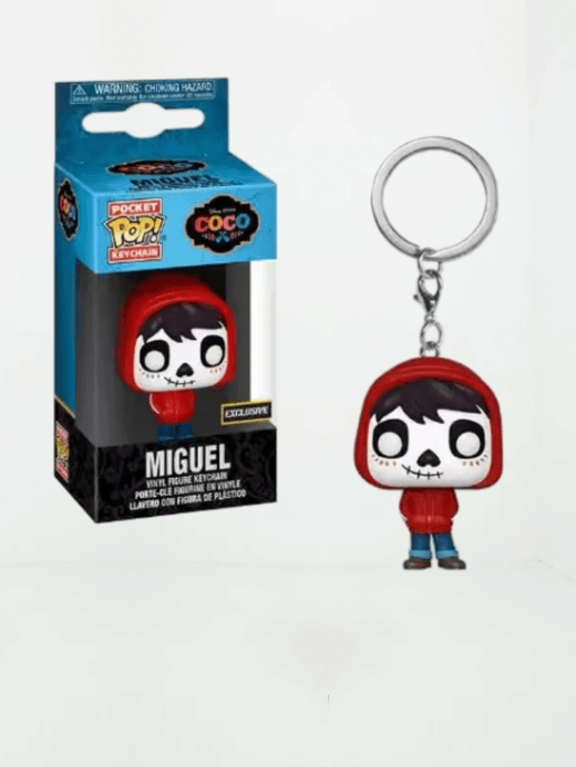 Japanese Kawaii anime manga POP Pocket pop Keychain    Miguel model toys gifts handbags bags Japan keychains Charm accessories