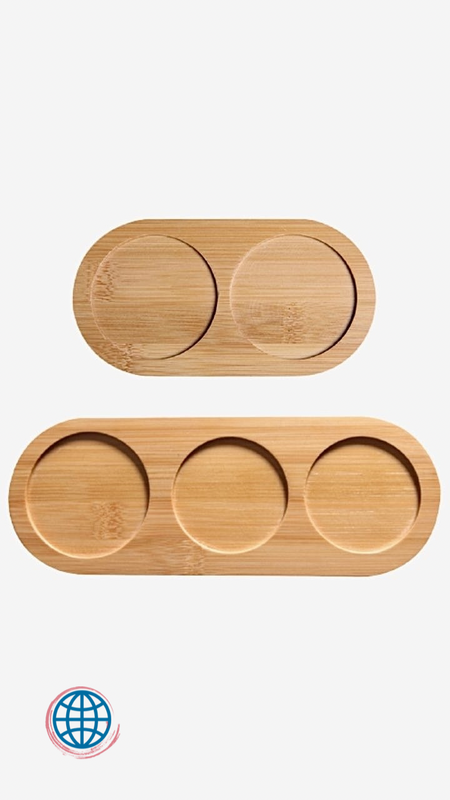 Bamboo Tray Cup Tea Tray Desktop Display Plate Bathroom Kichen Storage Tray Home Office Decor Clean Elegant Style Trending