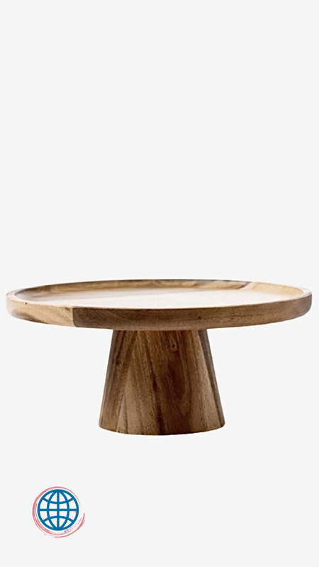 Japanese Wooden Cake Stand Japan High Plate Creative Food Serving Trays Multi Use Eco Wood Desserts Fruits Tray Home Decor Storage Dishes & Plates Stands Trending