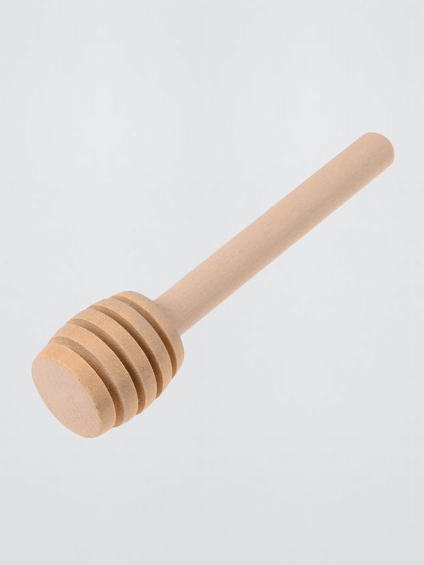 Wooden Honey Stirrer Bar Mixing Handle Practical Wood Dipper Long Stick Supplies Kitchen preparation and serveware Tools ﻿Jar Spoons in natural light wood color in 8cm, 10cm, 10.5cm, 15cm, 16cm, 16cm with ball handle sizes