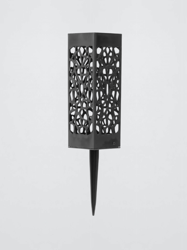 Garden Outdoor Cemetery Memorial  Gravestone Floral Flowers Implement Grave Cone Vases Accessories for Grave Outdoor Ground Flower Markers in black