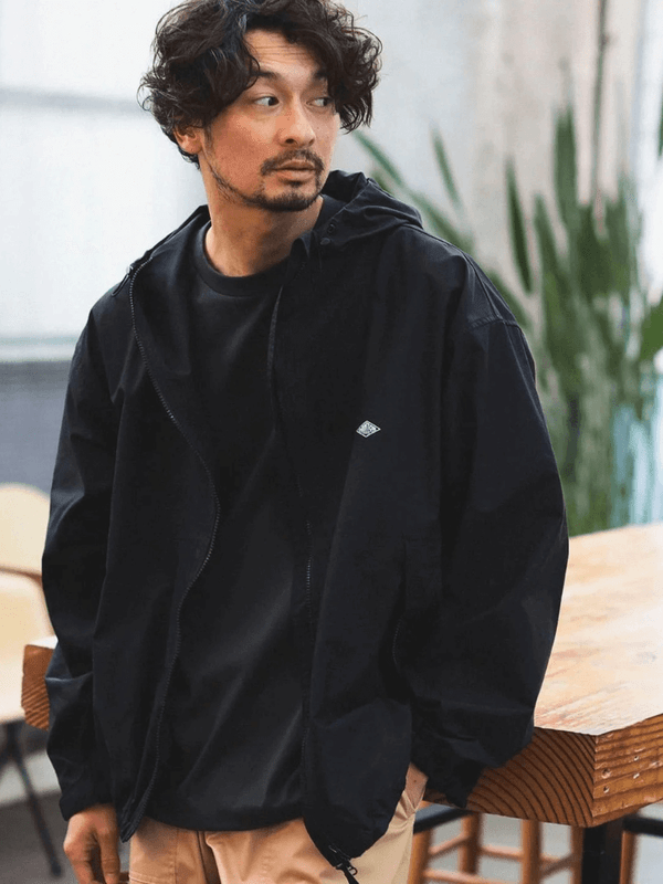 Men's man mens Women’s woman womens Genflex gender neutral unisex Genderful petite-, tall-, plus-, size Outdoor Windbreaker casual hooded waterproof Autumn Fall loose fit zip-up slit side pockets, Youth long sleeves drawcord hood zipper close All Seasons outwear Jackets outerwear in black
