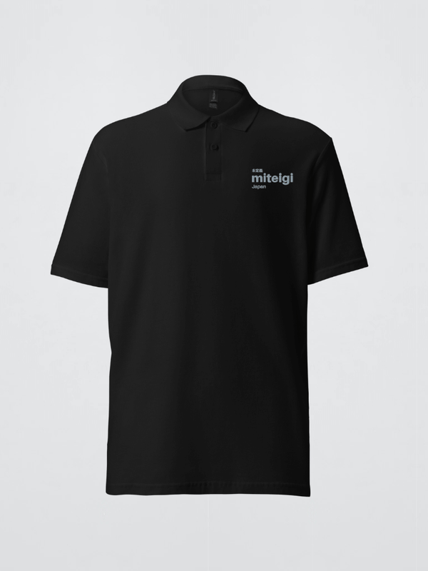 Unisex 100% cotton Pique Polo Shirt miteigi brand logo