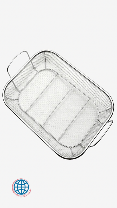 Stainless Steel Basket  Storage Tray Frying Baking BBQ Pan Non stick Chips Dish Grill Mesh Home Kitchen Tools BasketsTrending