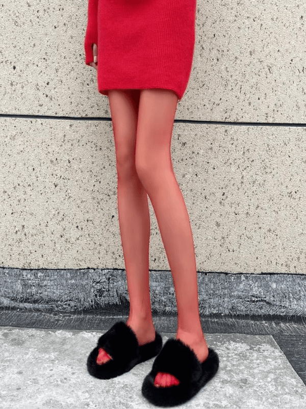 Women’s woman womens red lace  Semi-transparent sheer Tights Winter See Through Slim Lingerie Pantyhose Lingerie Lace Leggings Bodys Sexy Socks Ladies in red color