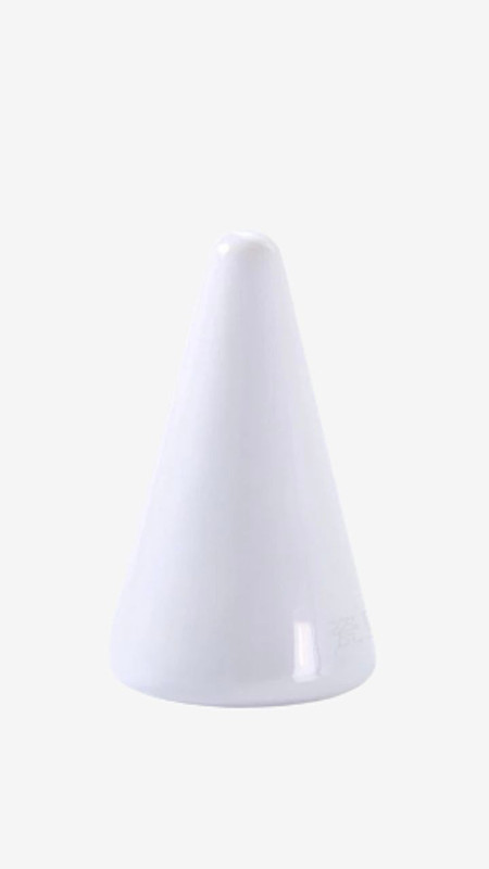 solid white color tapered Ceramic Porcelain ring holder shelf rack Rings Storage Holders & Racks Trending