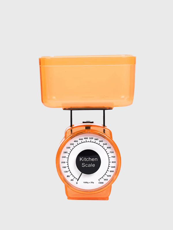 Food Kitchen Weighing Scale Weight Gram Scales Coffee for Mechanical scales in Orange