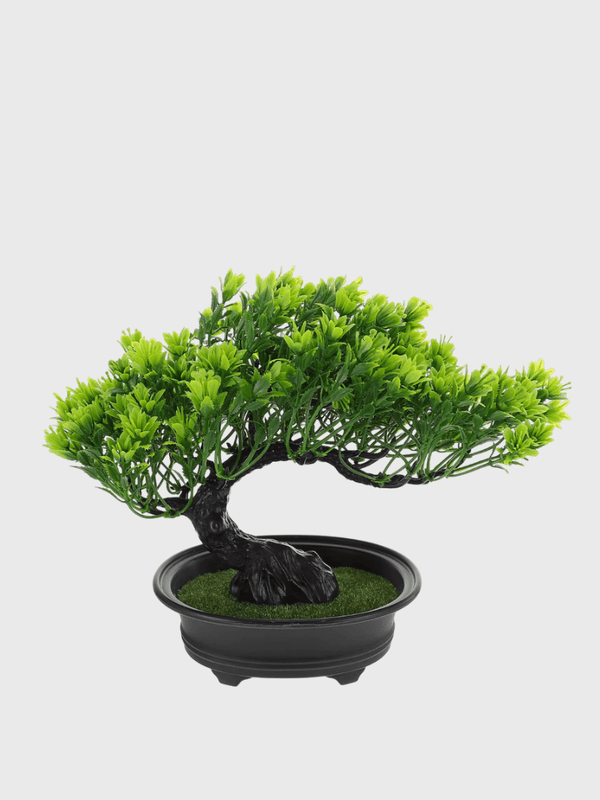 Artificial Plant Potted Bonsai Green Small Tree Plants Ornaments Realistic Everlasting Plastic Lifelike Potted home office accessory Flower Decor Accessories trees