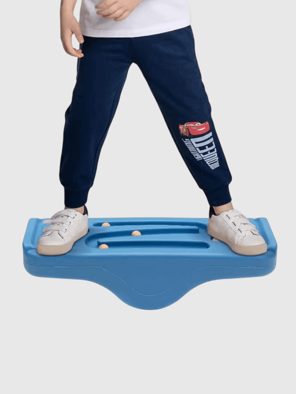 Children’s Kids Rocking Seesaw Balance Board Sensory Integration Training gym fitness Equipment ADHD Autism Physical Therapy Toys For Children Games in blue