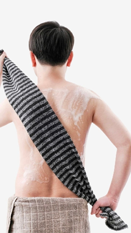 Japanese Rubbing Washcloth Bath Brush For Back Towels Exfoliating Scrub Shower Sponges For Body Bathroom Accessories Nylon Towel Bath Brushes Sponges & Scrubbers Trending