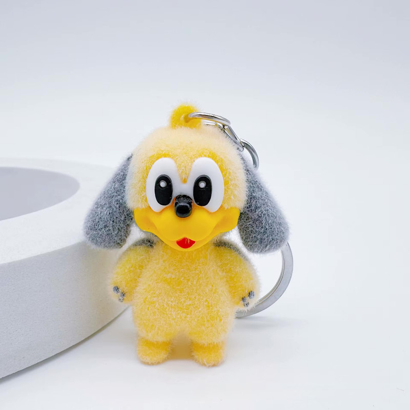 Kawaii Anime Disney Cartoon Family Together Series Flock Pluto Pendant Toy Cute Bag Accessory Doll Kid Christmas Party small gifts Keychains Charm Cosplay Accessories