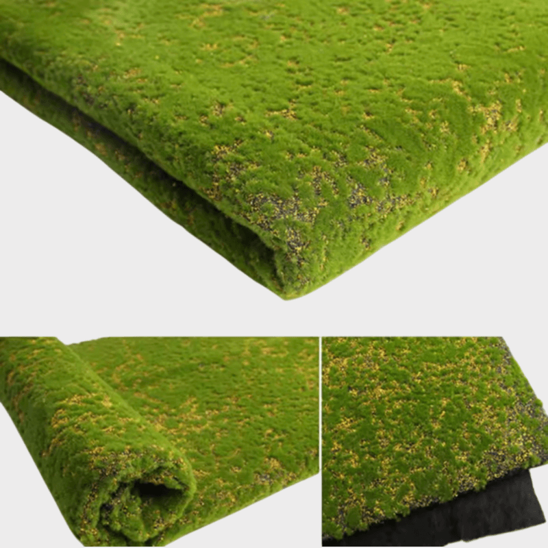 Japanese Crafts Artificial Moss Fake Green Plants Faux Moss Grass For Shop Home Outdoor garden Patio Decoration 1 meter square Miniature Landscape Decorations 100*100cm in Yellow