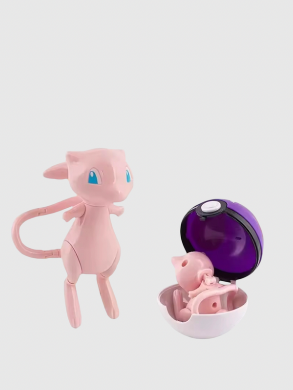 Original Pokemon Mew Elf Monster Figure Ball Pokeball kids children’s capsule Pokeball Toys for Child Gift