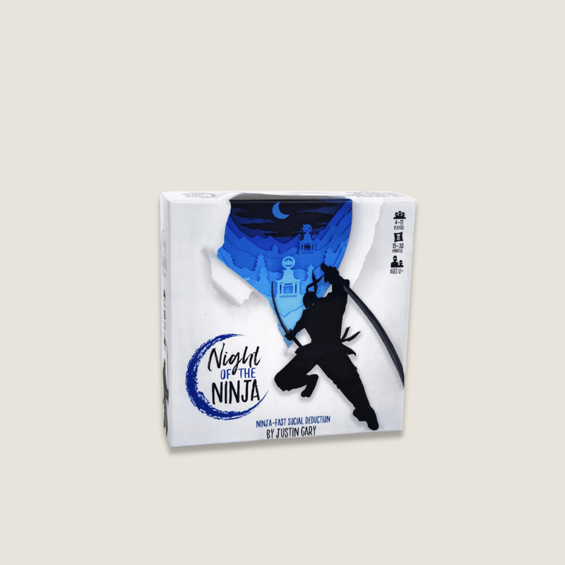NIGHT OF THE NINJA Fast-Paced Party Board Game 4-11 Players Social Deduction Strategy Become the Ultimate Ninja 15-30min