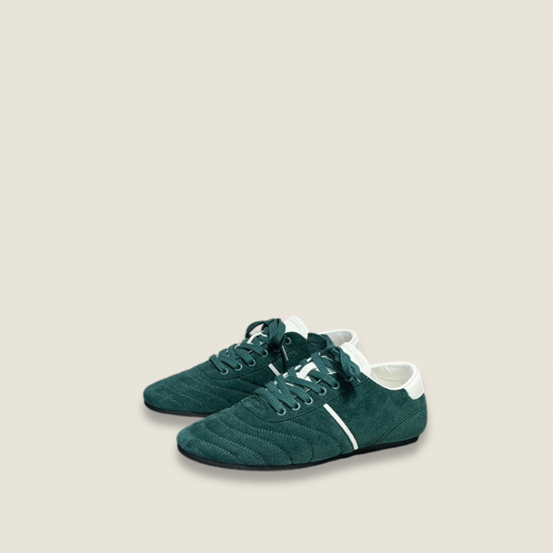 Men’s man mens Casual Flat Bottom Running Commuter Collection Comfortable Breathable Sport Sneakers trainers shoes in green