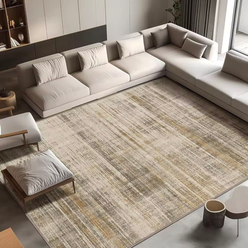Norway Scandinavia Scandinavian Norwegian Nordic Abstract style for Office Living Room Bedroom Washable Floor Lounge Large Modern Home Decoration green Area Rugs Carpets Mats in brown, with multi color