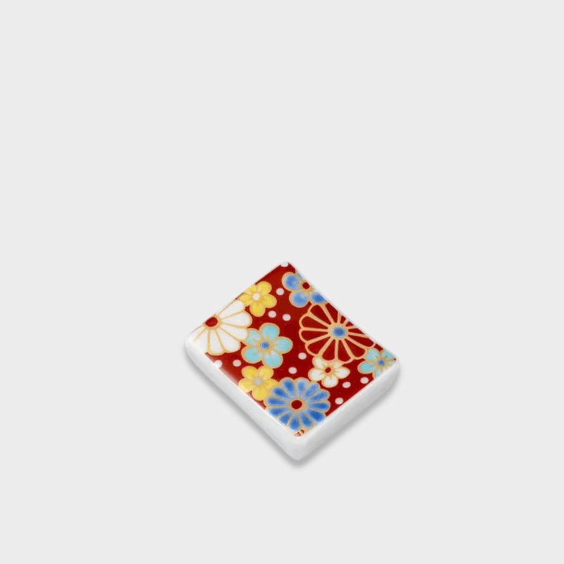 Japanese Retro Ceramic Sakura Chopstick Rest holder stand Dining tableware accessory Tabletop accessories in multi color