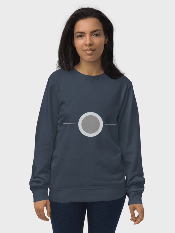 Women’s woman womens Men’s man mens Unisex Genflex Gender Neutral Genderfluid petite-, tall-, plus-, size  Crewneck round O-neck long sleeves graphic Japanese country flag sweatshirts in French navy blue