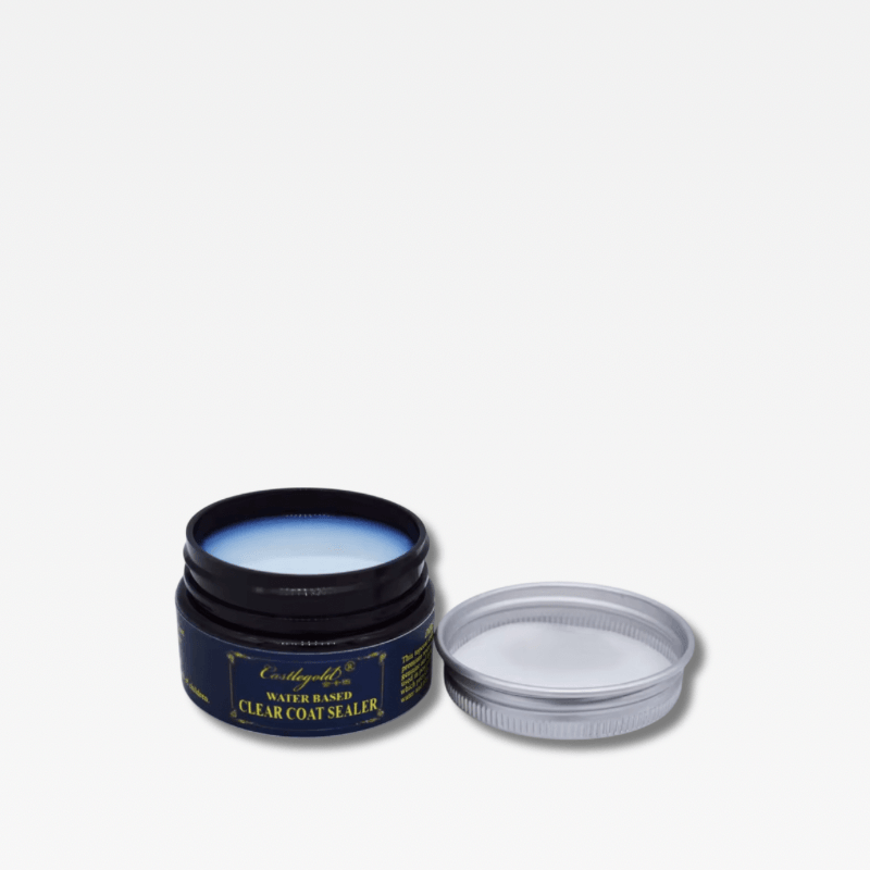 Crafts Metal Gold Leaf Clear Coat 35ml to paste gold leaf and silver leaf - Water based gilding glue and Clear Coat for Gold Leafs