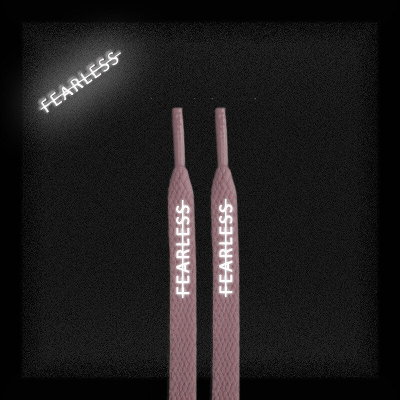 Reflective Shoe Lace 47" / 55"/ 63"   Unisex Anywear Mens Women’s 3M Laces Colorful Fearless Shoelace for AJ1 AF1 Shoelaces Laces Trends for Man Woman Pink