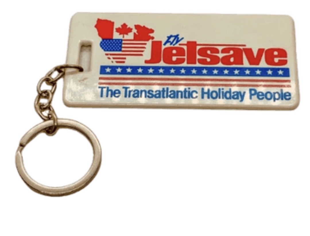 JETSAVE Luggage Tag Keychain FOB