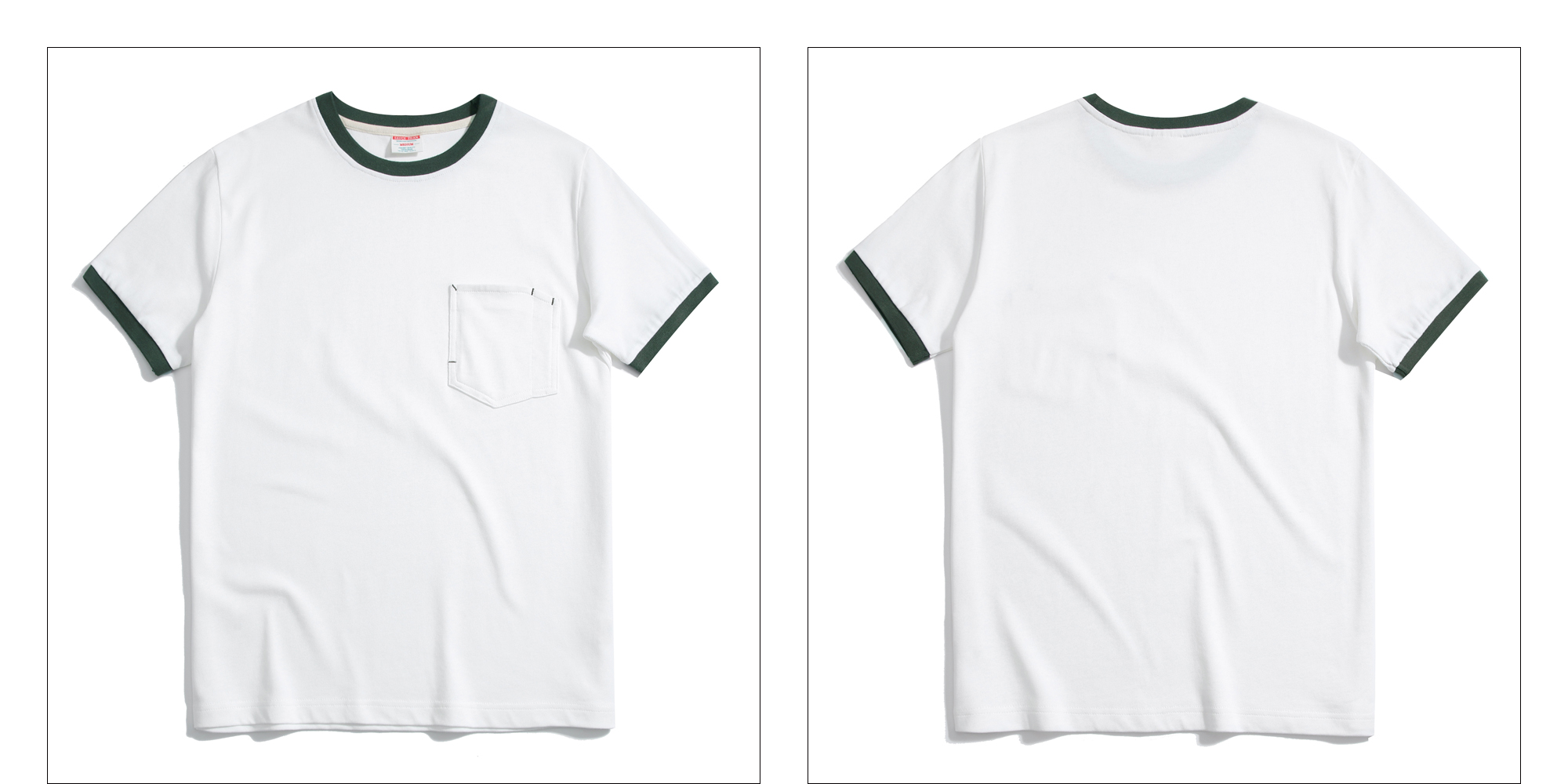 Ringer Tee   Unisex Anywear Women’s Mens 3-color Short Summer T-shirt Male 100% Cotton T GenFlex Shirt Round Crewneck O-neck Reinforced Tshirt Tees Genderful T-Shirt's for Man Woman in Blue Green Red