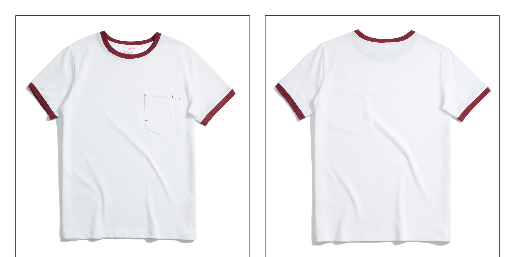 Ringer Tee   Unisex Anywear Women’s Mens 3-color Short Summer T-shirt Male 100% Cotton T GenFlex Shirt Round Crewneck O-neck Reinforced Tshirt Tees Genderful T-Shirt's for Man Woman in Blue Green Red