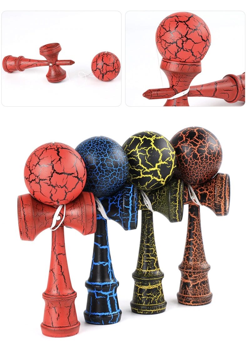 Kendama Toy   Unisex Japanese Regular Professional Ball Outdoor Skillful Juggling Ball Stress Ball Japan Early Education Wooden Toys for Children 