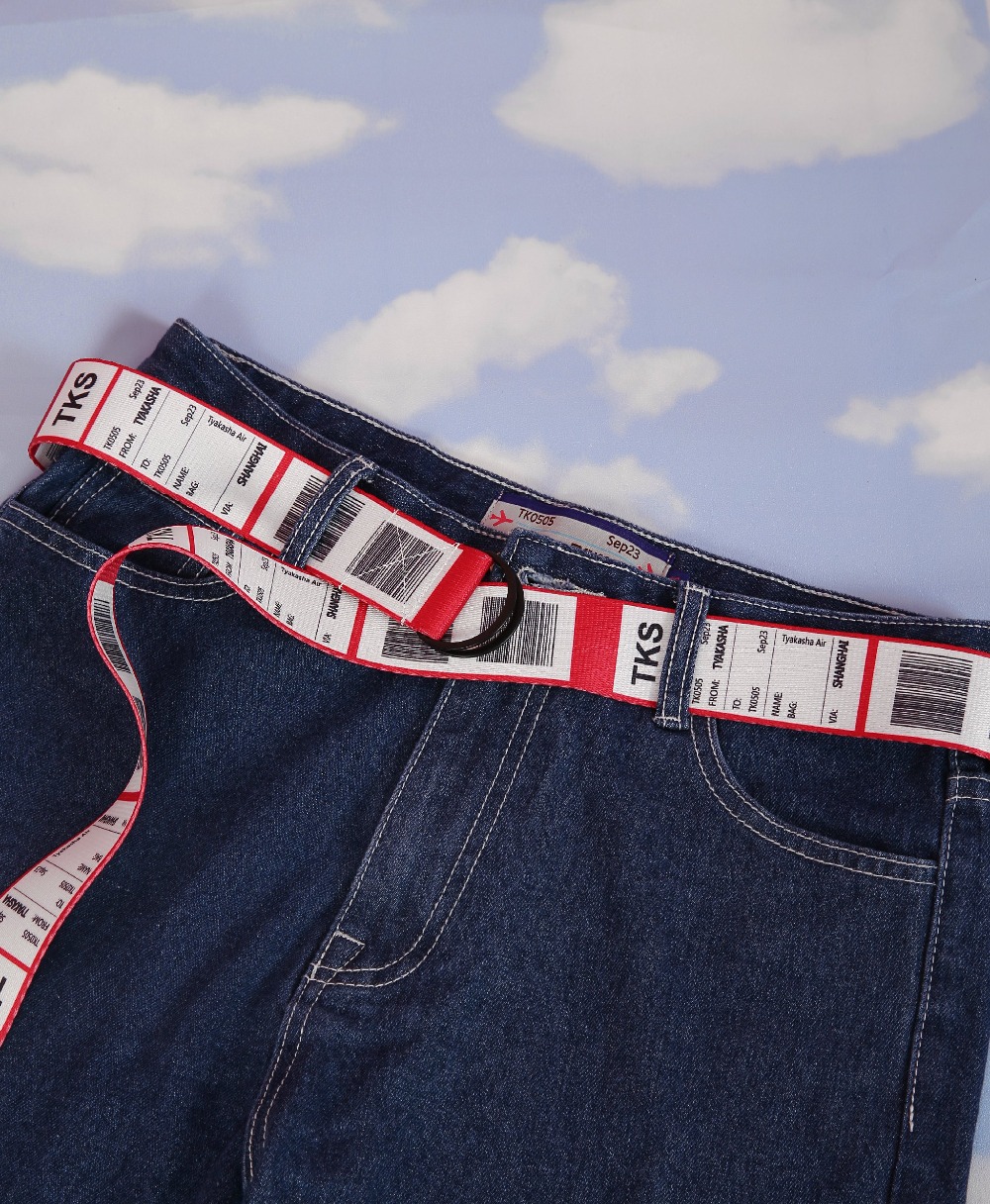 Bag Check Buckle Belt  Unisex Anywear Mens Women’s Pin Bicyclic Txs Letters Digital Printed Preppy Style Casual Knitted Checked Baggage Strap Waistband Red White Jeans Luggage Bag Check Belts for Man Woman for Vacation Getaway Holiday Fashion