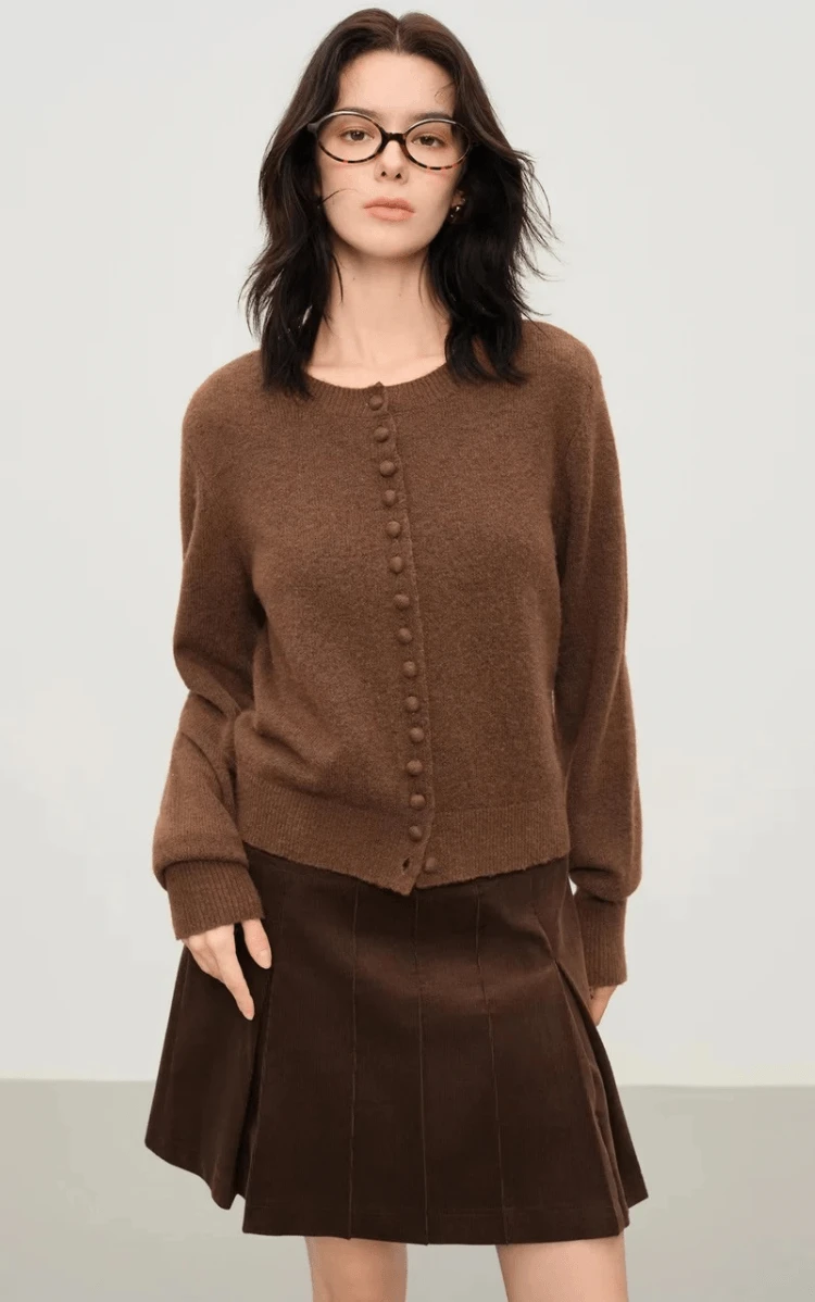 Crewneck Cardigan