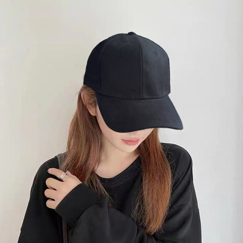 All Match Baseball Cap   Korean Unisex Anywear Women’s Mens  Hat Light Board Plush Sun Protection Casual Sports Activewear Fitness Caps For Man Woman in black