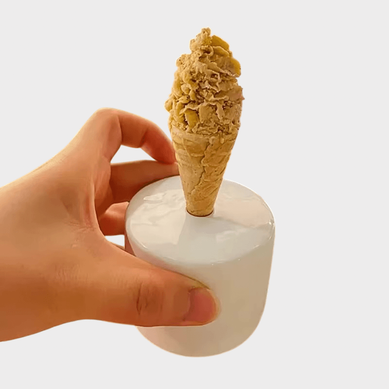 Pure White Ceramic Dessert Dish Creative Sweet Cone Holder Cylindrical Snack Sushi Dishes Kitchen Decoration Tray Restaurant Cooking Cuisine dinnerware Plates Molecular Cuisine Tableware Cones holders 