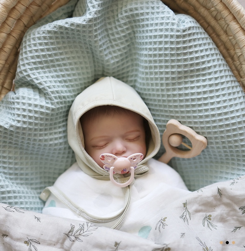 Waffle Cotton Blanket  Unisex Newborn Baby Swaddle Blankets Covers New Born Stroller Blanket Nursery Bedding Items Infant Nap Bed Cover in Trendy Beige, Sky Blue, Green, Pea Green, Light Pink, Mauve, White