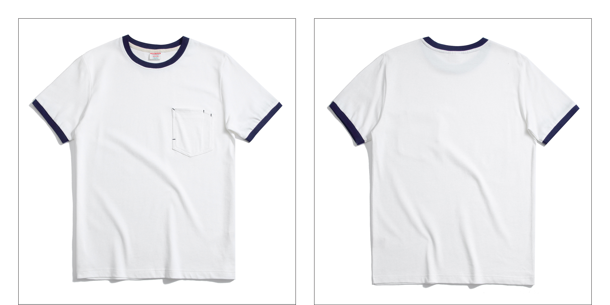 Ringer Tee   Unisex Anywear Women’s Mens 3-color Short Summer T-shirt Male 100% Cotton T GenFlex Shirt Round Crewneck O-neck Reinforced Tshirt Tees Genderful T-Shirt's for Man Woman in Blue Green Red