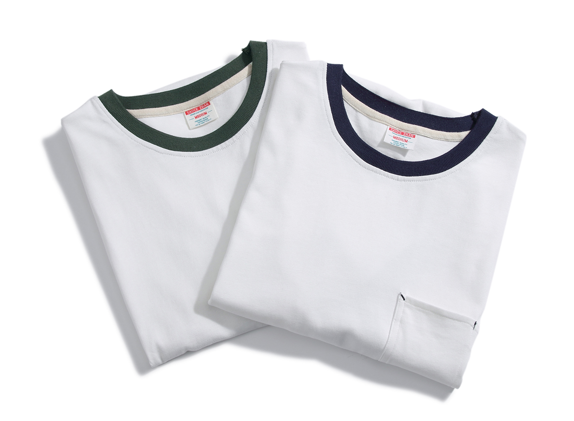 Ringer Tee   Unisex Anywear Women’s Mens 3-color Short Summer T-shirt Male 100% Cotton T GenFlex Shirt Round Crewneck O-neck Reinforced Tshirt Tees Genderful T-Shirt's for Man Woman in Blue Green Red