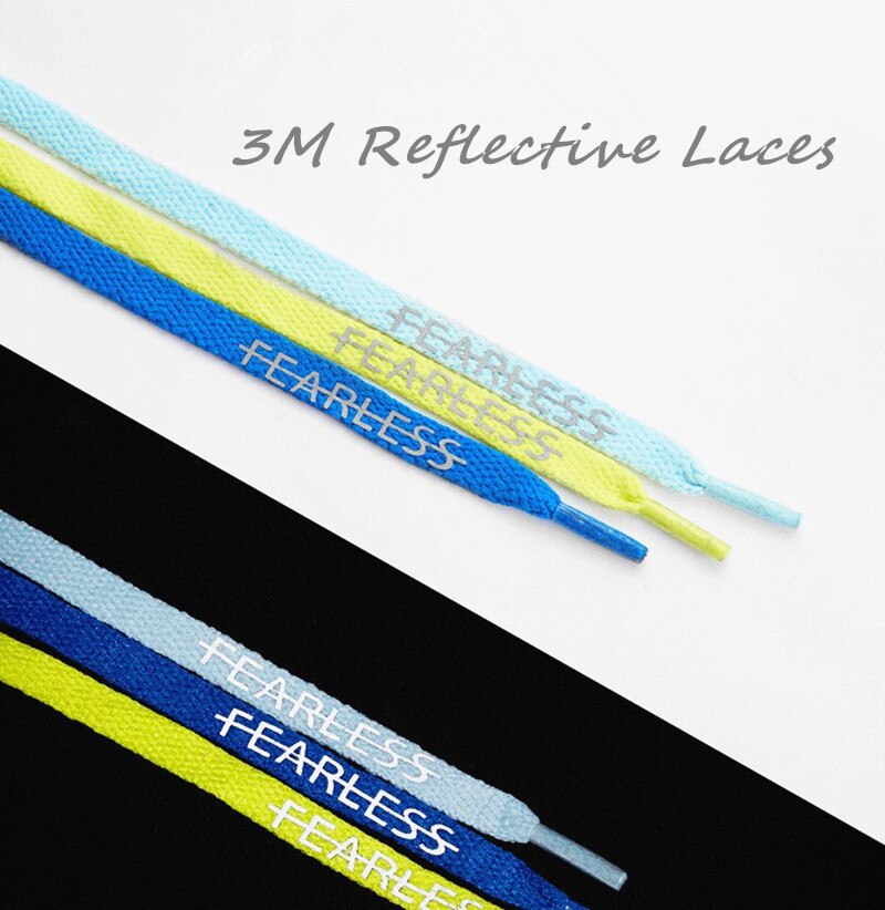 Reflective Shoe Lace 47" / 55"/ 63"   Unisex Anywear Mens Women’s 3M Laces Colorful Fearless Shoelace for AJ1 AF1 Shoelaces Laces Trends for Man Woman