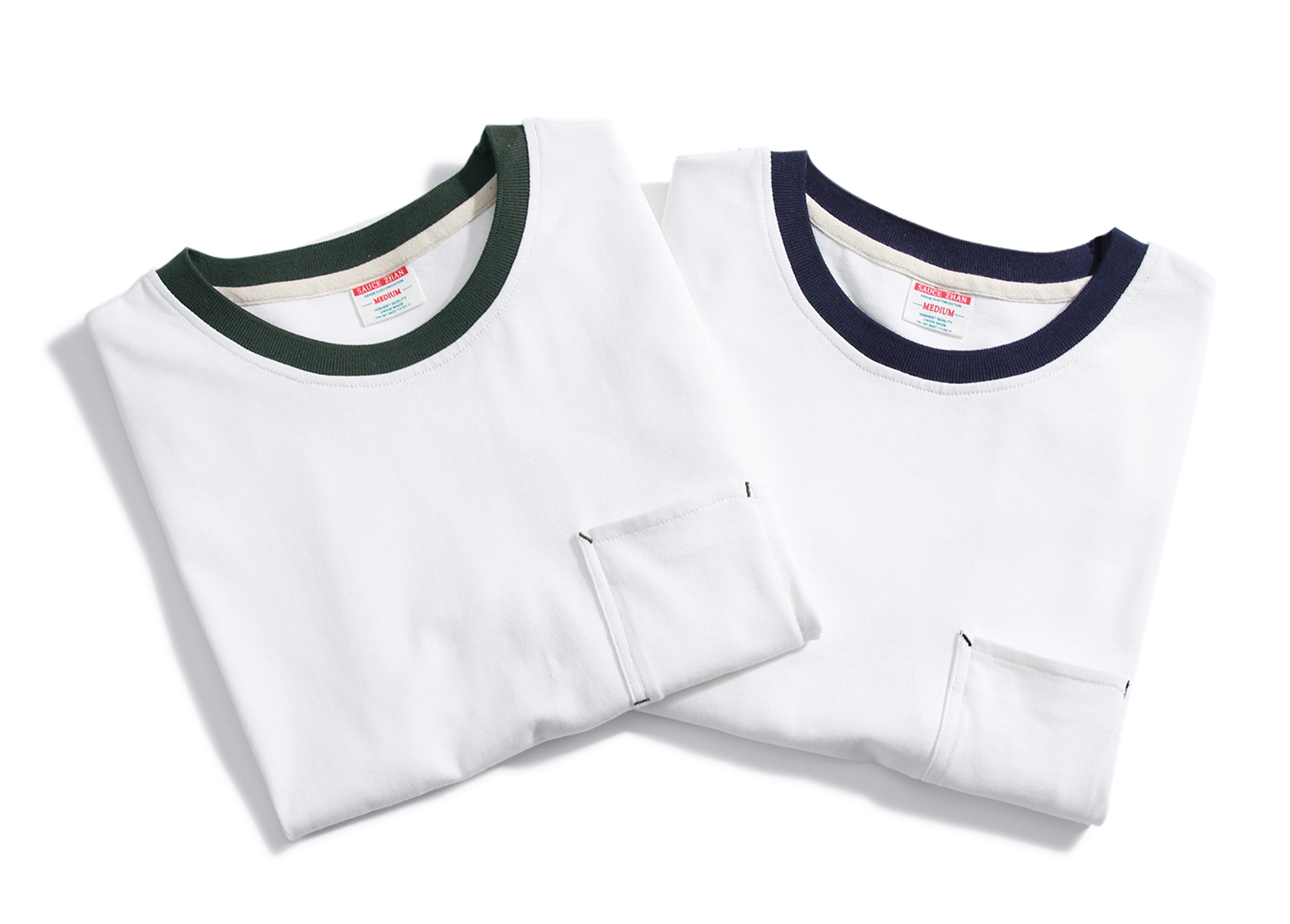 Ringer Tee   Unisex Anywear Women’s Mens 3-color Short Summer T-shirt Male 100% Cotton T GenFlex Shirt Round Crewneck O-neck Reinforced Tshirt Tees Genderful T-Shirt's for Man Woman in Blue Green Red