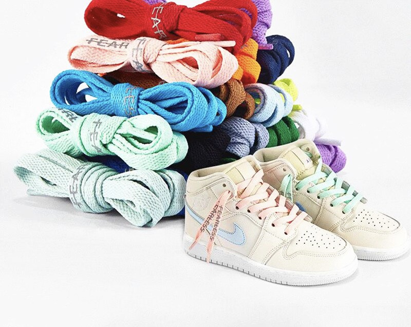 Reflective Shoe Lace 47" / 55"/ 63"   Unisex Anywear Mens Women’s 3M Laces Colorful Fearless Shoelace for AJ1 AF1 Shoelaces Laces Trends for Man Woman