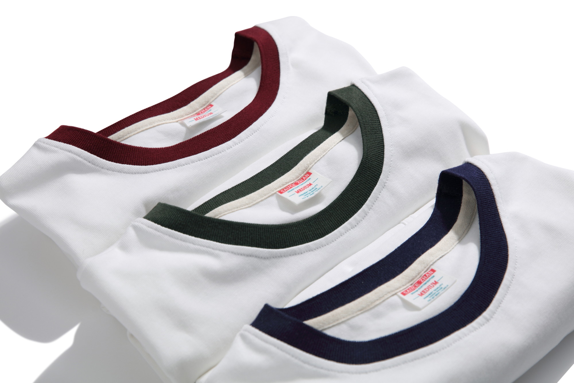 Ringer Tee   Unisex Anywear Women’s Mens 3-color Short Summer T-shirt Male 100% Cotton T GenFlex Shirt Round Crewneck O-neck Reinforced Tshirt Tees Genderful T-Shirt's for Man Woman in Blue Green Red
