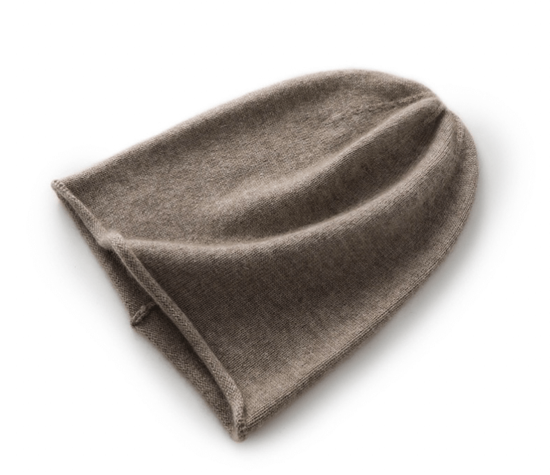 Cashmere Beanie khaki  Winter 100% Cashmere-Knitted Unisex Anywear Mens Women’s Warm Hat High Quality Solid Leisure Sleeve womens Hats Beanies Headwear for Man Woman in mauve