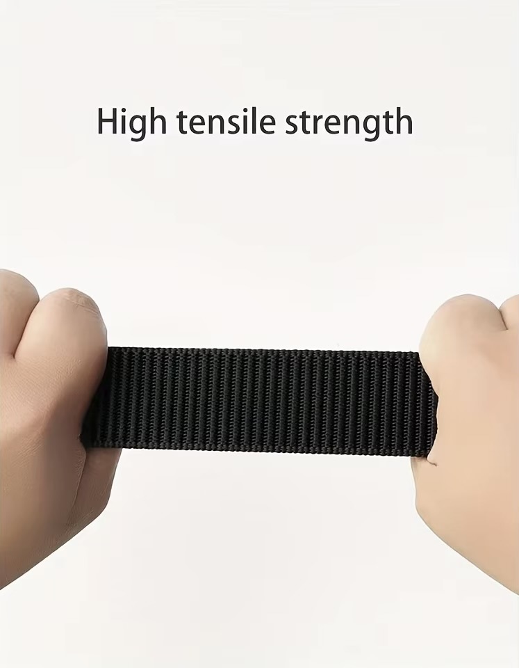 Women&rsquo;s woman womens Men&rsquo;s man mens Unisex Genflex Gender Neutral Genderfluid Casual Metal Buckle latch canvas Waistband solid pattern summer holiday getaway wfh commute office workwear Belt Fashion belts accessories in black