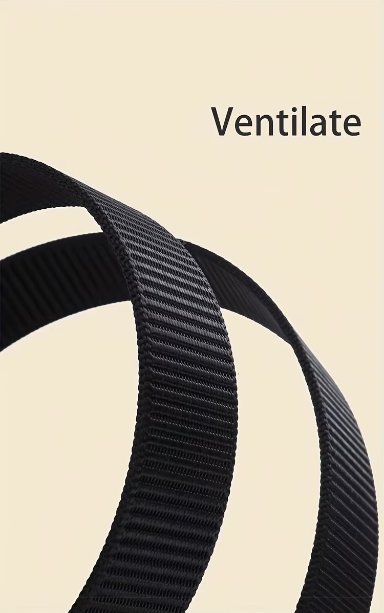 Women&rsquo;s woman womens Men&rsquo;s man mens Unisex Genflex Gender Neutral Genderfluid Casual Metal Buckle latch canvas Waistband solid pattern summer holiday getaway wfh commute office workwear Belt Fashion belts accessories in black