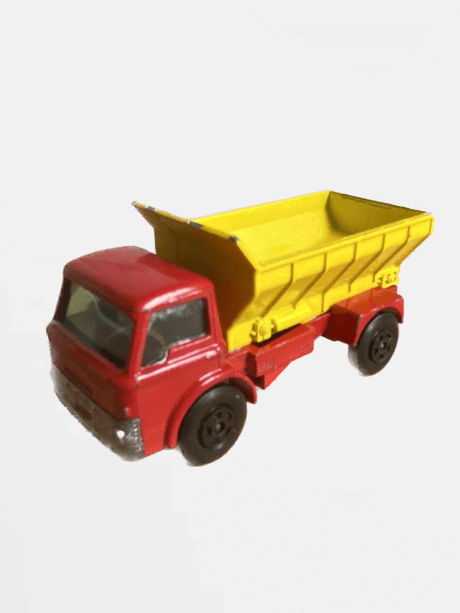 Matchbox 70 Grit-Spreading Truck Diecast Toy Car Vintage Lesney Yellow England c1960s Collectors Antique Original Toys Cars Collectible Collection 